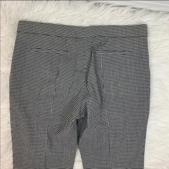 NWOT Prada Check Print Gabardine Wool Trouser Black and White Designer Women 10 - Picture 15 of 15